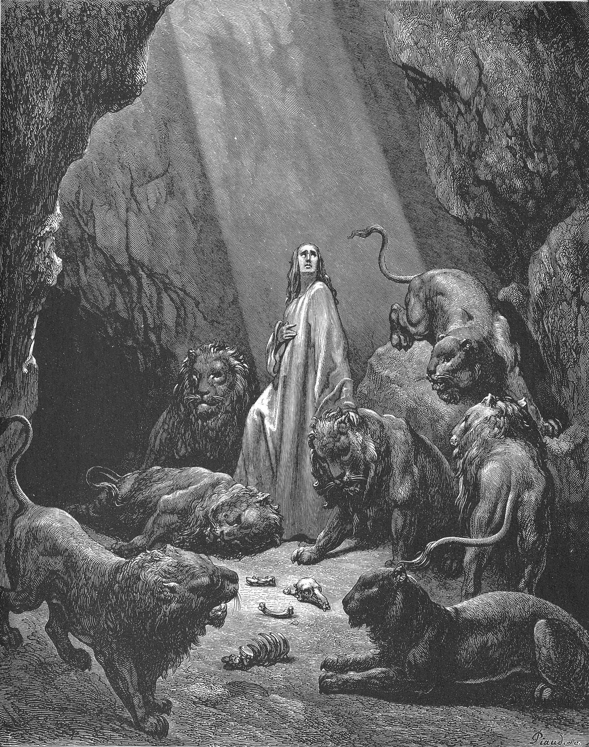 Daniel — gravura de Gustave Doré