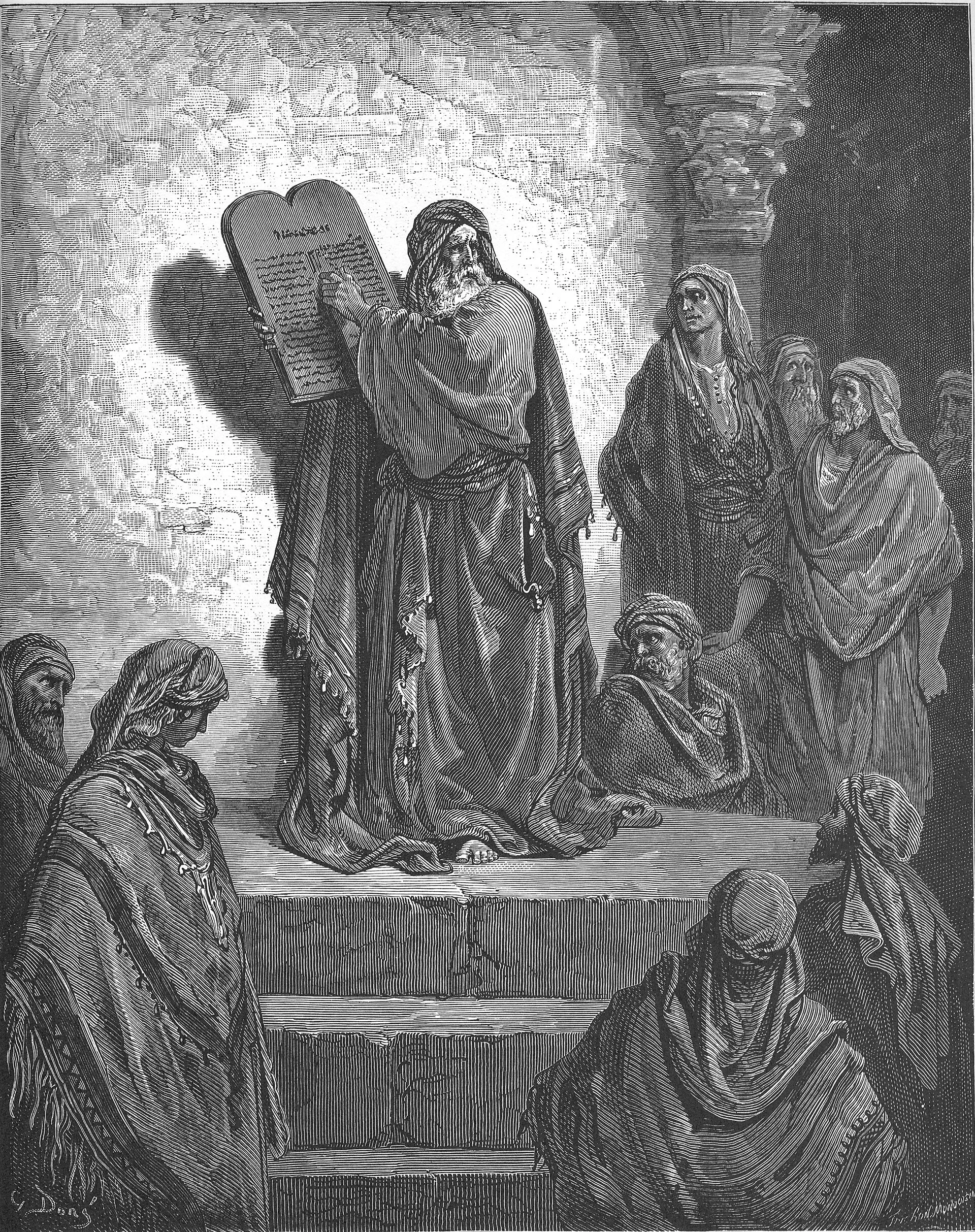 Esdras — gravura de Gustave Doré