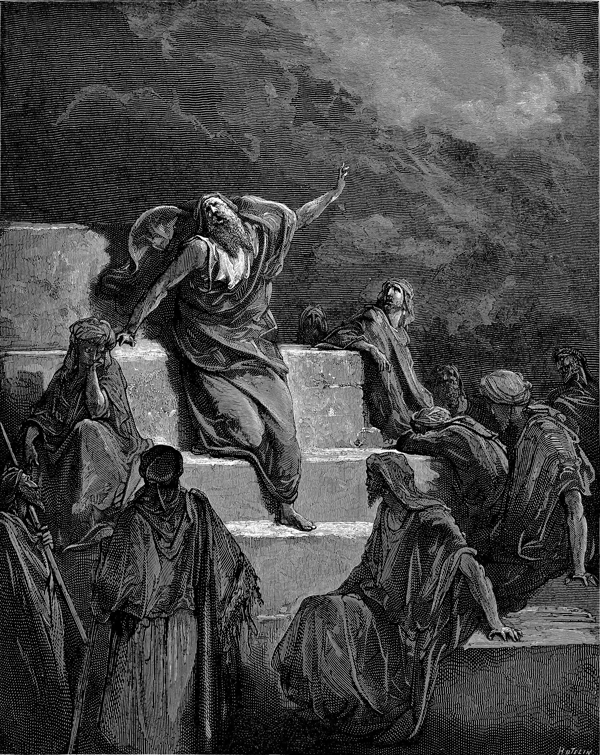 Jeremias — gravura de Gustave Doré