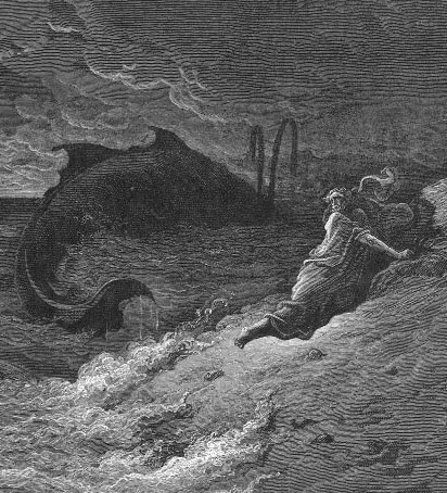 Jonas — gravura de Gustave Doré