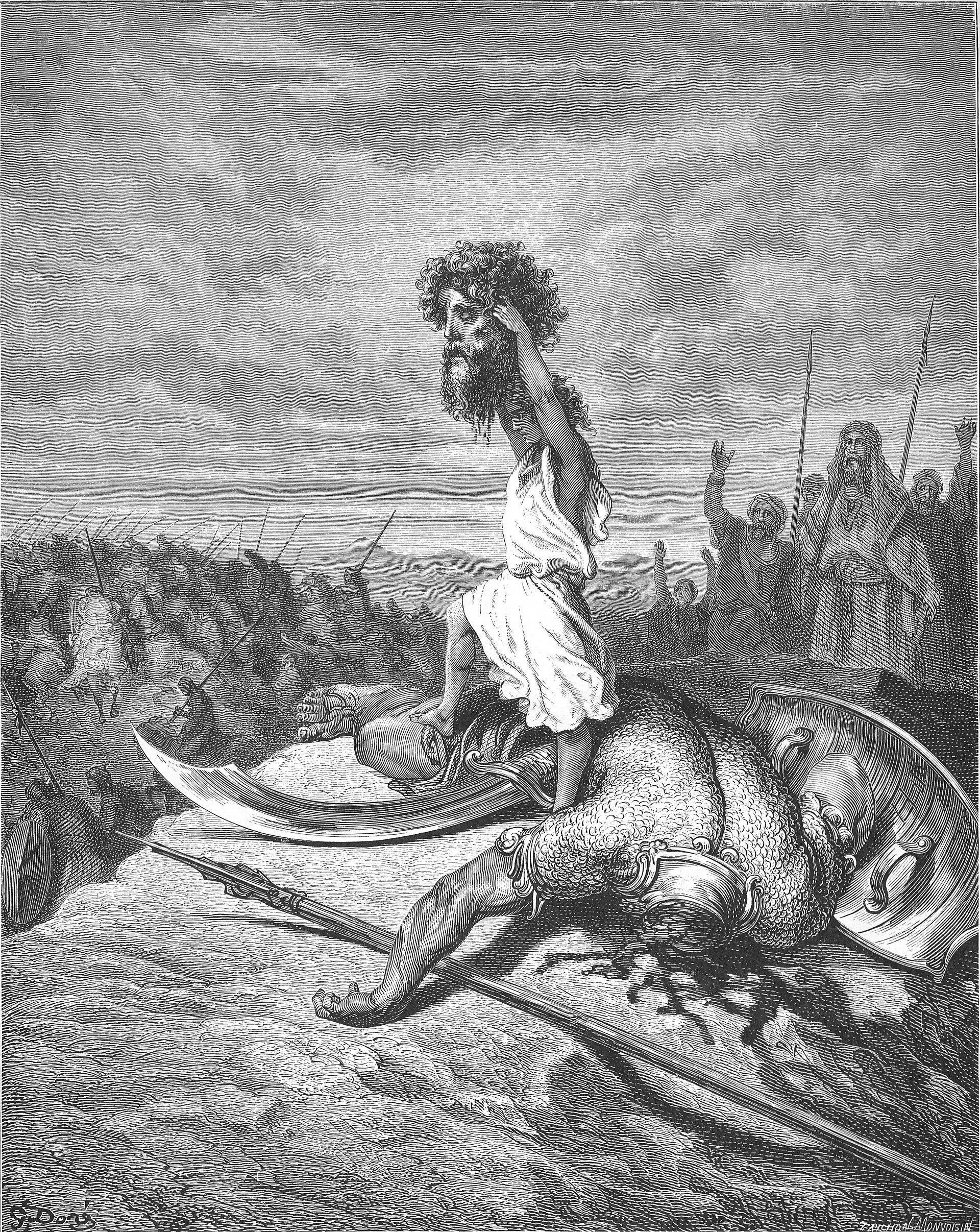 1 Samuel — gravura de Gustave Doré