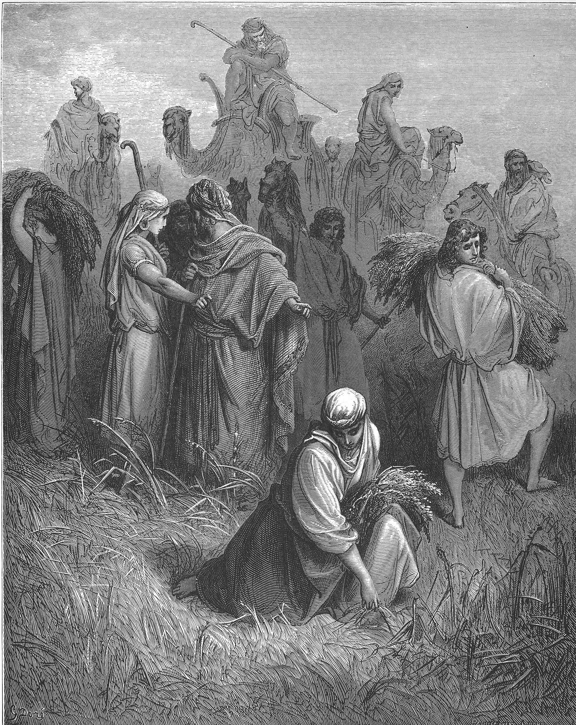 Rute — gravura de Gustave Doré